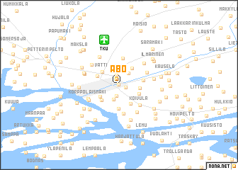 map of Åbo