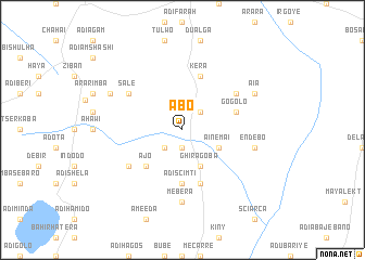 map of Ābo