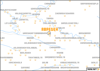 map of Āb Pedeh