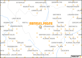 map of Abra del Padre