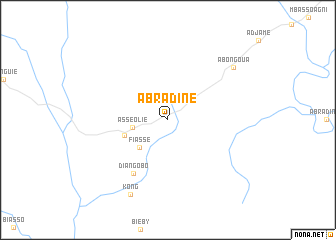 map of Abradine