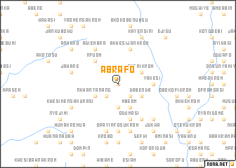 map of Abrafo