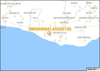 map of Abraham de los Santos