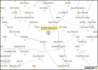 map of Abrahám