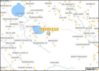 map of Ābrāk-e Do