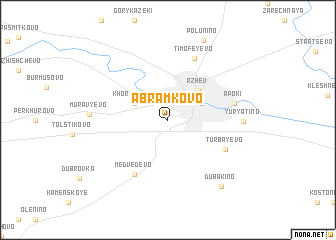 map of Abramkovo