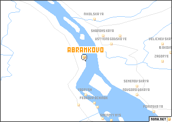 map of Abramkovo