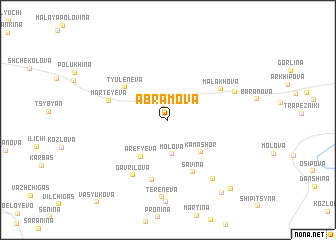 map of Abramova