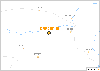 map of Abramova