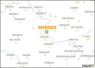 map of Abramovo