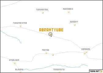 map of Abram-Tyube