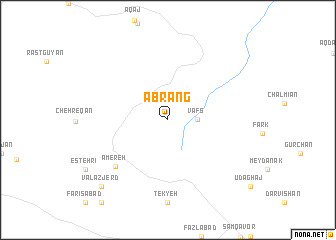 map of Āb Rang