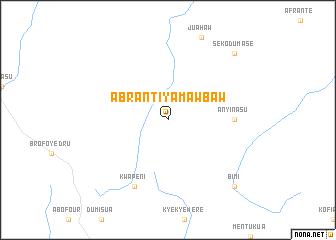 map of Abrantiyamawbaw
