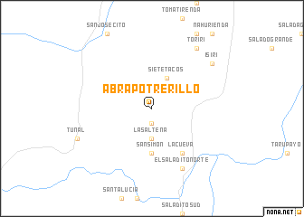 map of Abra Potrerillo
