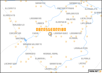 map of Abras de Arriba