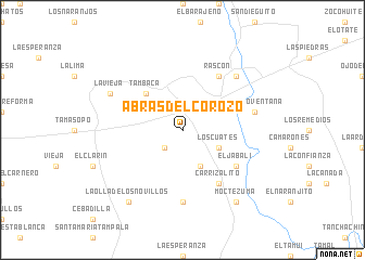 map of Abras del Corozo