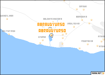 map of Abrau-Dyurso