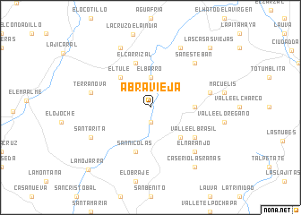 map of Abra Vieja