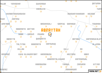 map of ‘Abraytah