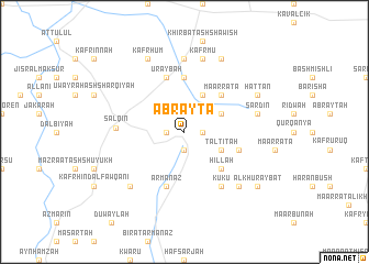 map of ‘Abraytā