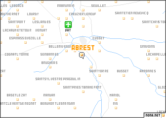 map of Abrest