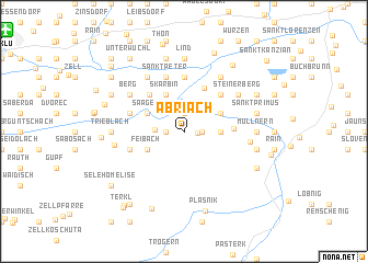 map of Abriach