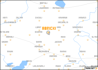 map of Abricki