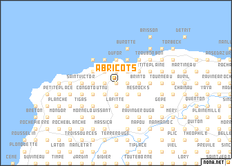 map of Abricots