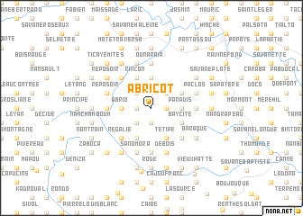 map of Abricot