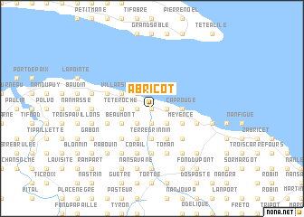 map of Abricot