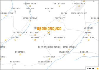 map of Abrikosovka