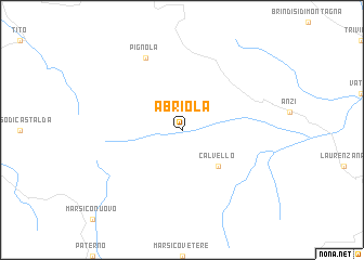 map of Abriola