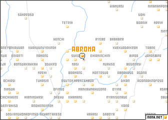 map of Abroma