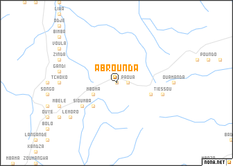 map of Abrounda