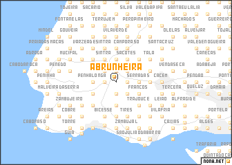 map of Abrunheira