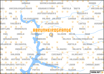 map of Abrunheiro Grande