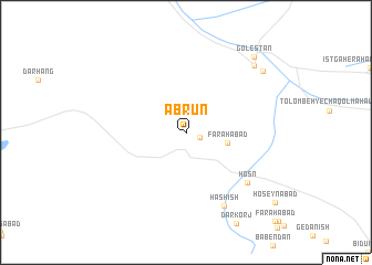 map of Ābrūn