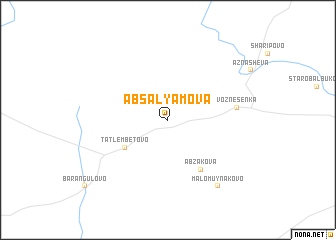 map of Absalyamova