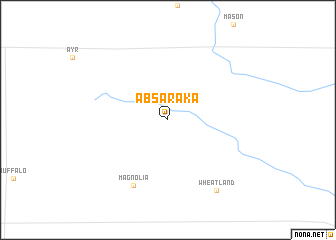 map of Absaraka