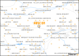 map of Abscon