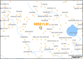 map of Āb Seylā\