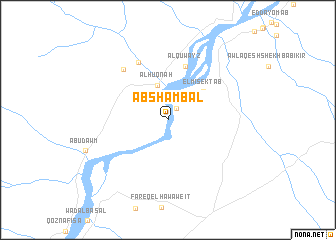map of Ab Shambal