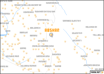 map of Ābshār