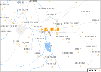 map of Ābshīneh