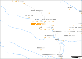 map of Āb Shīrīn-e Do