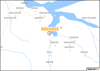 map of Absideré