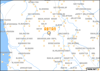 map of ‘Abţān