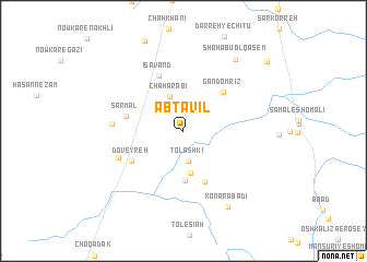 map of Āb Ţavīl