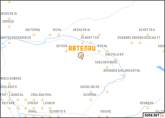 map of Abtenau