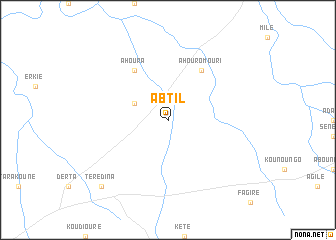 map of Abtil